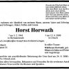 Horwath Horst 1941-2000 Todesanzeige